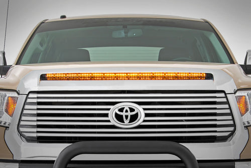Kit de Luces LED | Hood Bulge | 40" Blanco/Amber Strip | Toyota Tundra (14-21)