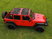 Techo Bikini de Malla Plus | Negro | Jeep Wrangler JL (21-23)/Wrangler Unlimited (18-23)