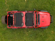 Techo Bikini de Malla Plus | Negro | Jeep Wrangler JL (21-23)/Wrangler Unlimited (18-23)