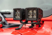 Quad Kit de Luces LED | Montaje en Cowl | 2" Negro Pairs | Spot | Jeep Gladiator JT/Wrangler JL (18-26)