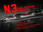 N3 Estabilizador de Dirección | Dual | Elevación de 2-8 Pulgadas | Ford F-250/F-350 Super Duty (05-24)