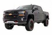Guardabarros Pocket | 6'7" & 8' Bed | GB8 Mosaic Negro | Chevy Silverado 1500 (14-18)/2500HD