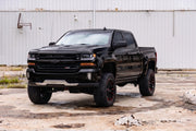 Guardabarros Pocket | 6'7" & 8' Bed | GBA Negro | Chevy Silverado 1500 (14-18)/ 2500HD (15-19)