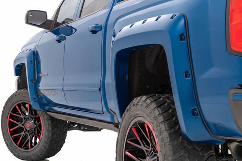 Guardabarros Pocket | 5'9" Bed | G1K Deep Ocean Azul | Chevy Silverado 1500 (14-18 & Classic)