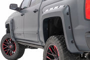 Guardabarros Pocket | 6'7" & 8' Bed | GPA Graphite | Chevy Silverado 1500 (14-18)/2500HD