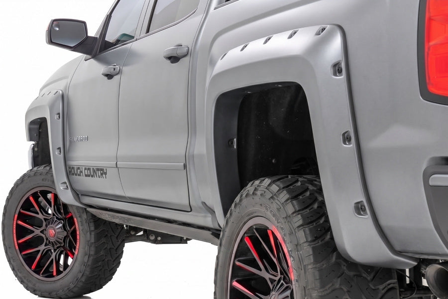 Guardabarros Pocket | 5'9" Bed | G9K Satin Acero | Chevy Silverado 1500 (14-18 & Classic)
