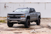 Guardabarros Pocket | 6'7" & 8' Bed | G9K Satin Acero | Chevy Silverado 1500 (14-18)/2500HD