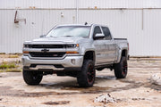 Guardabarros Pocket | 6'7" & 8' Bed | GAN Plata Ice Metallic | Chevy Silverado 1500 (14-18)/2500HD