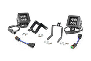 Kit de Luces LED | Montaje para Faros de Niebla | 2" Negro Pair | Ford F-250/F-350 Super Duty (11-16)