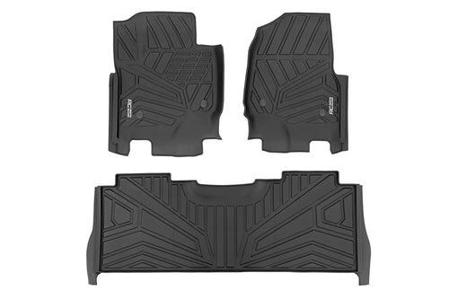 Tapetes Flex-Fit | Delantero y Trasero | Ford F-250/F-350 Super Duty (17-26)