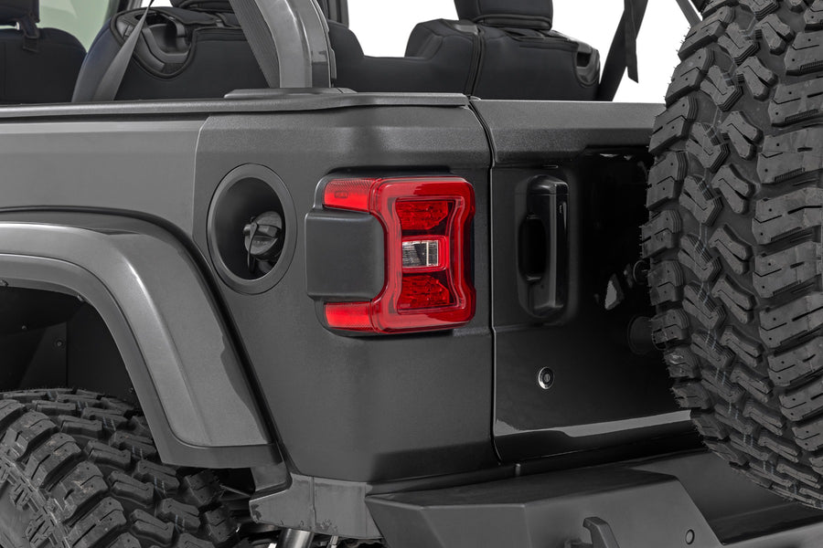 Revestimiento Trail | Esquinas Traseras | Jeep Wrangler JL/Wrangler Unlimited (18-26)
