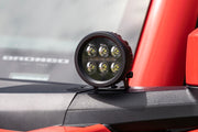 Kit de Luces LED | Montaje tipo Ditch | 3.5" Negro Redondo Pair | Ámbar DRL | Ford Bronco (21-26)