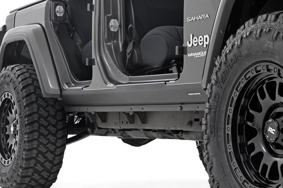 Revestimiento Trail | Placas de Estribo Rocker | Jeep Wrangler Unlimited 4WD (2018-2026)