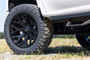 Rough Country 95 Serie Rin | Una Pieza | Negro Brillante | 22x10 | 6x5.5 | -25mm