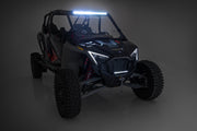 30" Montaje para Barra de una Fila | Delantero | Serie Negro | Blanco DRL | Polaris RZR Turbo R