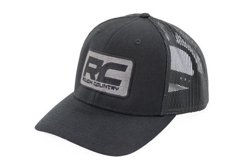 Gorra Rough Country | Malla Negra | Parche Rough Country | Negro/Negro - Richardson 112