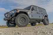 Rough Country 85 Serie Rin | Beadlock Simulado | Gris Gunmetal/Negro | 17x9 | 5x5 | -12mm