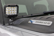 Kit de Luces LED | Montaje tipo Ditch | 2" Negro Pair | Spot | Chevy 1500 & Chevy/GMC 2500HD/3500HD (07-14)