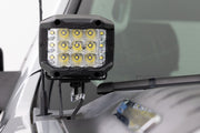 Luz LED | Montaje tipo Ditch | 2" Negro Pair | Blanco DRL | Chevy 1500 (2007-2013)