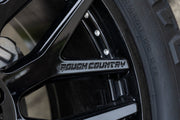 Rough Country 95 Serie Rin | Una Pieza | Negro Brillante | 22x10 | 6x5.5 | -25mm