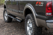 Estribo Tubular Ovalado | Cabina Crew | Negro | Ford F-250/F-350 Super Duty (99-16)
