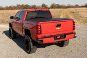 Cubierta de Caja Rígida Tri-Plegable Abatible | 6'7" Bed | Rail Cap | Chevy/GMC 1500/2500HD/3500HD (14-19)