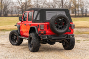 Estribos Tubulares Ovalados | 4 Puertas | Negro | Jeep Wrangler Unlimited 4WD (2018-2026)