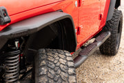 Estribos Tubulares Ovalados | 4 Puertas | Negro | Jeep Wrangler Unlimited 4WD (2018-2026)