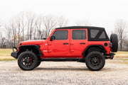 Estribos Tubulares Ovalados | 4 Puertas | Negro | Jeep Wrangler Unlimited 4WD (2018-2026)