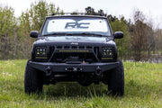 8 Inch LED Serie Negro Light Bar | Single Row | Blanco Frío DRL | Pair