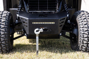 Placa para Malacate | 10" Negro Slimline | Honda Pioneer 520