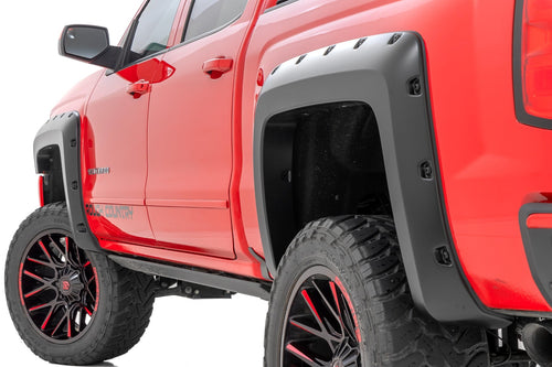 Guardabarros Pocket | 5'9" Bed | Gasolina Puertas | Chevy Silverado 1500 (14-18 & Classic)