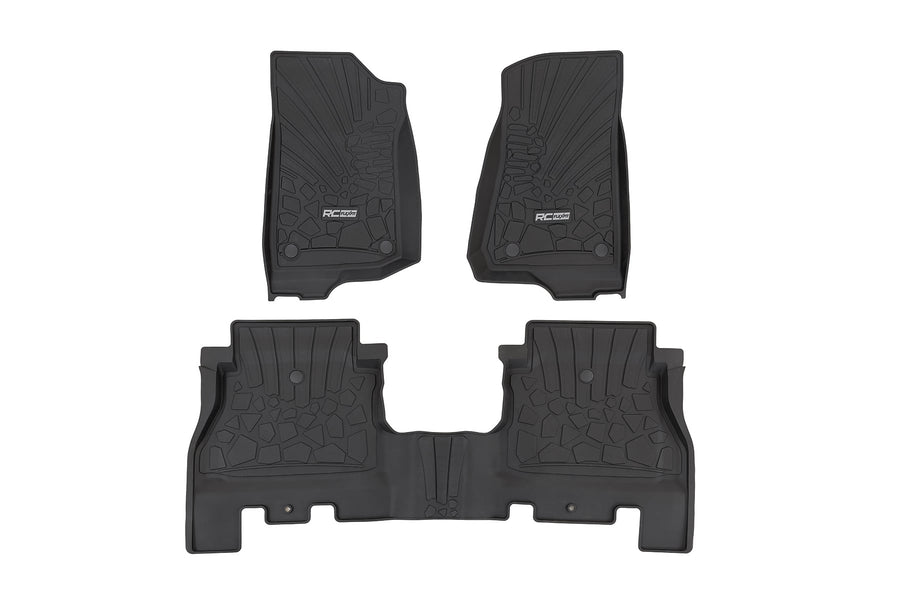 Tapetes Flex-Fit | Delantero y Trasero | 4 Puertas | Jeep Wrangler Unlimited 4WD (18-26)