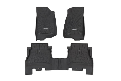 Tapetes Flex-Fit | Delantero y Trasero | 4 Puertas | Jeep Wrangler Unlimited 4WD (18-26)