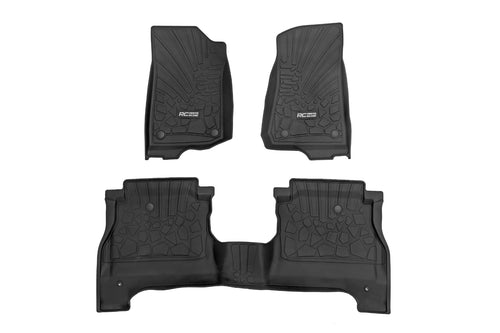 Tapetes Flex-Fit | Delantero y Trasero | RR Lockable | Jeep Gladiator JT 4WD (20-26)