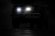 Kit de Luces LED | Montaje en Parrilla | 8" Negro Pair | Ford F-250 Super Duty (17-19)