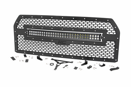 Parrilla de Malla | 30" Dual Row LED | Negro Ser | Ford F-150 2WD/4WD (2015-2017)