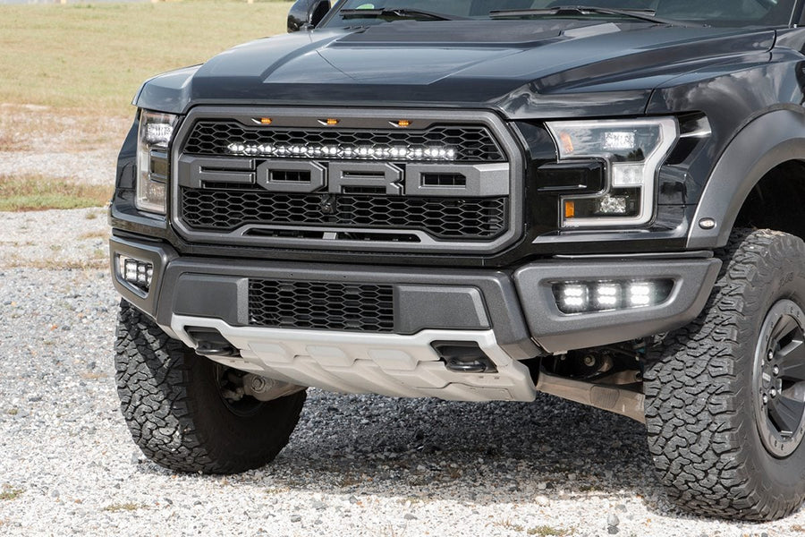 Kit de Luces LED | Montaje en Parrilla | 30" Negro Single Row | Ford Raptor 4WD (17-20)