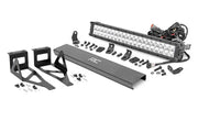 Kit de Luces LED | Defensa | 20" Cromado Dual Row | Ámbar DRL | Ford F-250/F-350 Super Duty (05-07)