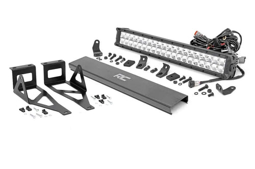 Kit de Luces LED | Defensa | 20" Cromado Dual Row | Ámbar DRL | Ford F-250/F-350 Super Duty (05-07)