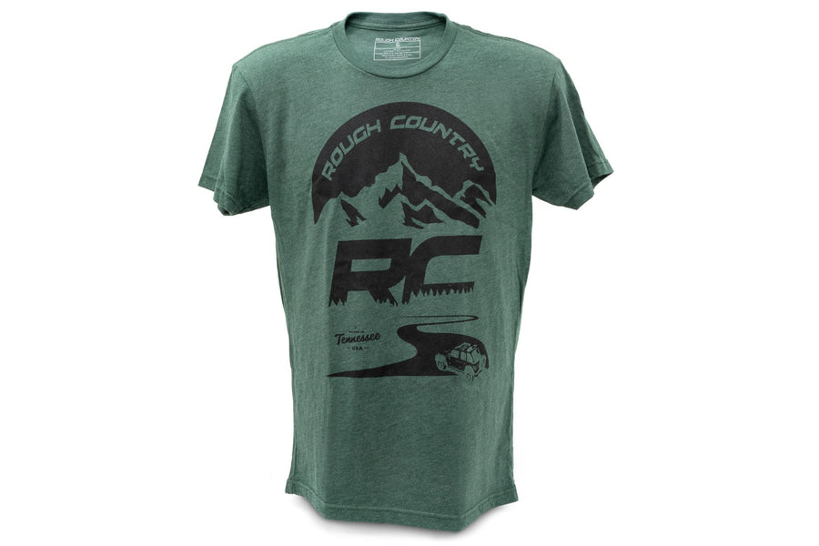 Playera Rough Country | RC Mountains | Verde Bosque | LG
