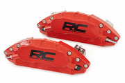 Cubiertas de Calibrador | Delantero y Trasero | Rojo | Jeep Wrangler JK/Wrangler Unlimited (07-18)
