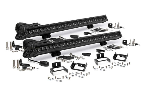 Kit de Luces LED | Montaje en Parrilla | 30" Negro Single Row Pair | Ford F-250/F-350 Super Duty (11-16)