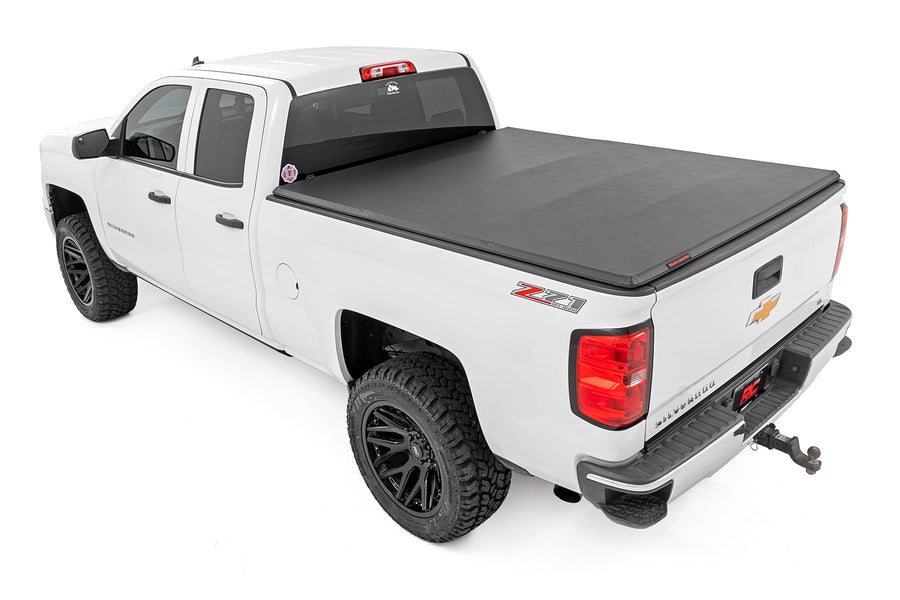 Cubierta de Caja Suave Tri-Plegable | 6'7" Bed | Chevy/GMC 1500/2500HD/3500HD (14-19 & Classic)