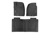 Tapetes Flex-Fit | Delantero y Trasero | FR Individual | Crew | Chevy/GMC 1500/2500HD/3500HD (19-26)