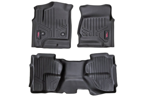 Tapetes | Delantero y Trasero | Cabina Extendida | Chevy/GMC 1500/2500HD/3500HD 2WD/4WD