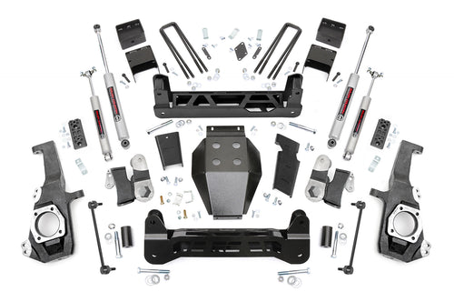 Kit de Elevación de 5 Pulgadas | NTD | con Resortes de Carga Extra | Chevy/GMC 2500HD/3500HD (20-26)