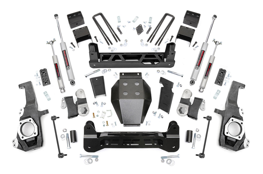 Kit de Elevación de 5 Pulgadas | NTD | con Resortes de Carga Extra | Chevy/GMC 2500HD/3500HD (20-26)