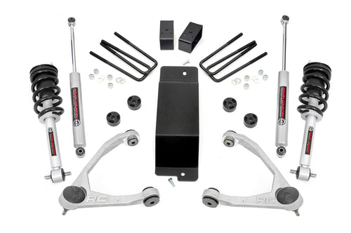 Kit de Elevación de 3.5 Pulgadas | Brazo de Control Superior Forjado | N3 Strut | Chevy/GMC 1500 (14-16)