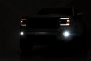 Kit de Luces LED | Montaje para Faros de Niebla | 2" Negro Pair | GMC Sierra 1500 2WD/4WD (14-15)